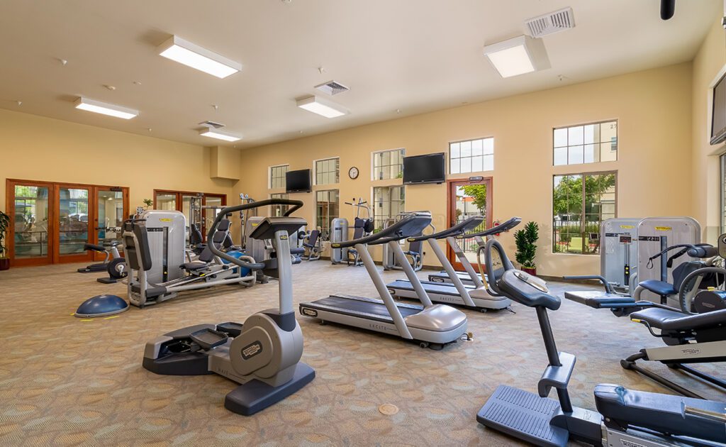 Exercise room at Paradise Village