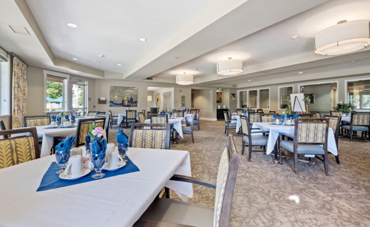 Group Dining area at Carmel Village