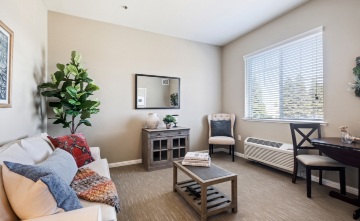 Senior Living private TV room