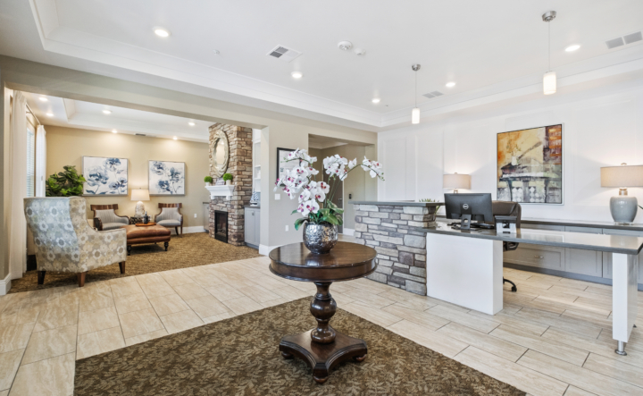 Senior Living lobby area