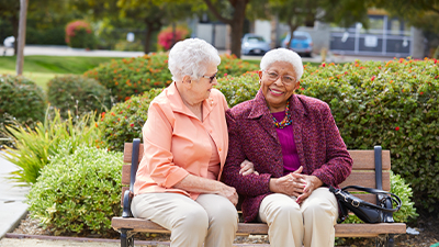 women-on-bench