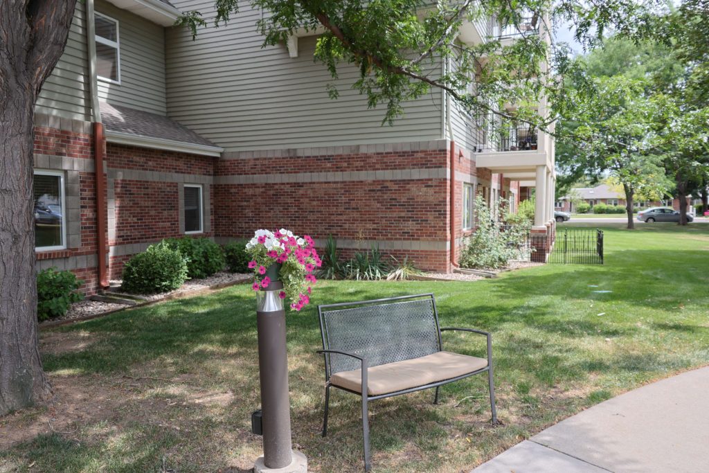 The Worthington - walkway and bench - Generations LLC