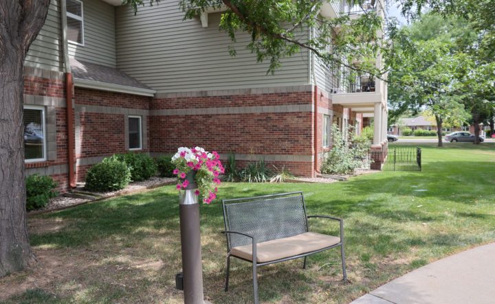 The Worthington - walkway and bench - Generations LLC