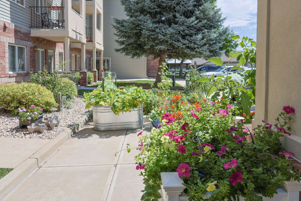 Worthington patio garden - Generations LLC
