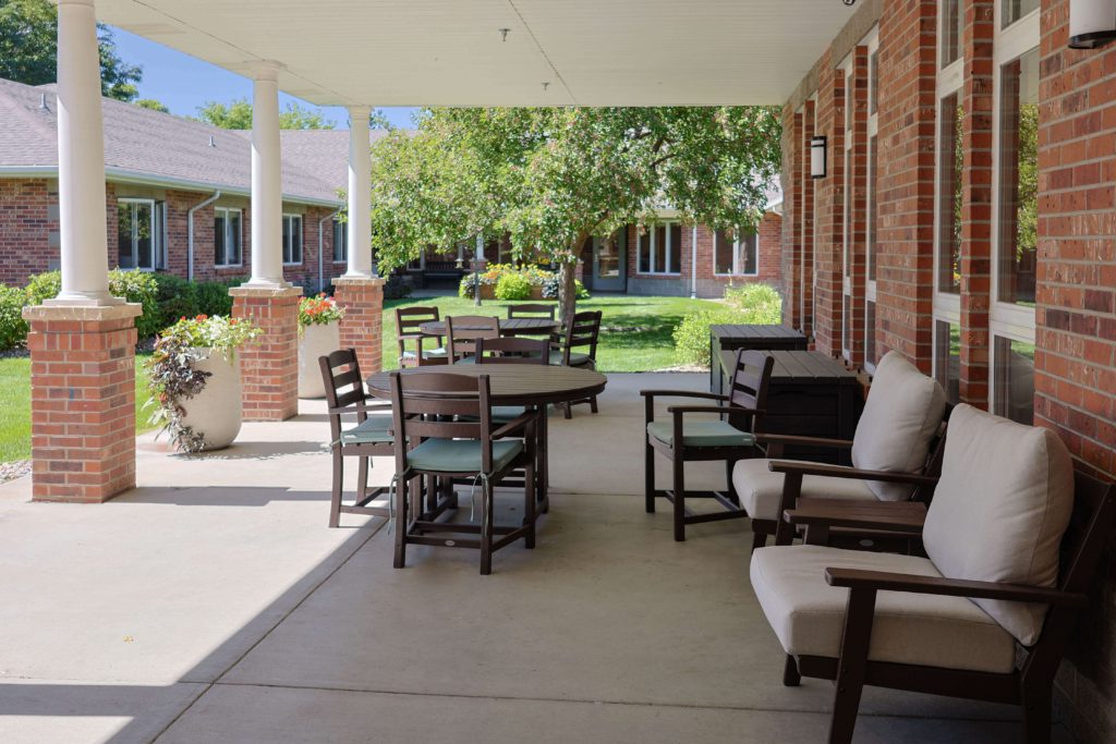 Mercer Commons - patio - Generations LLC