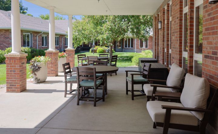 Mercer Commons - patio - Generations LLC