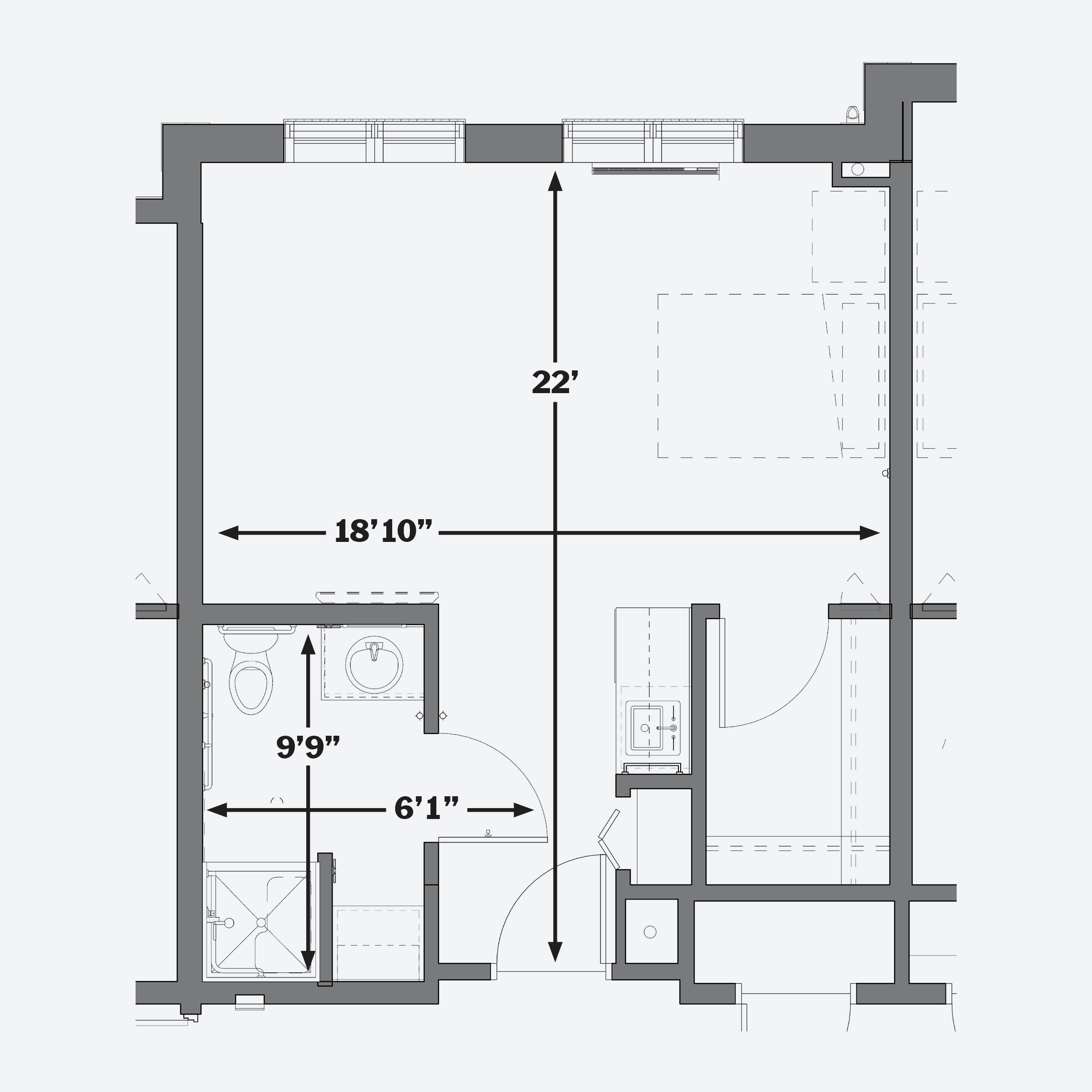 Mercer -commons - luxury suite floor plan - Generations LLC