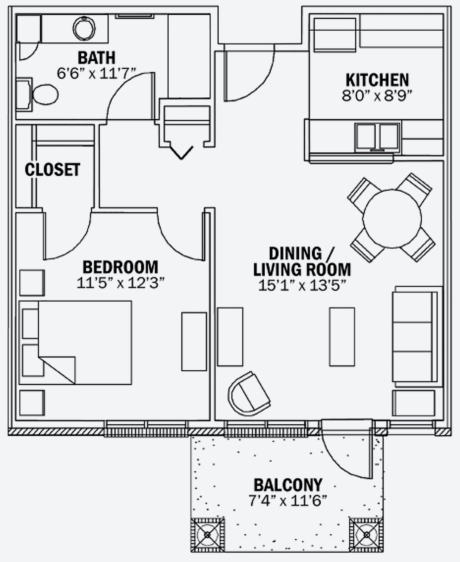 The Winslow - 1 bedroom apartment - Generations LLC
